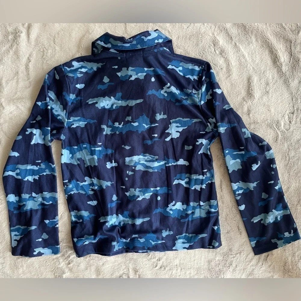Nautica long sleeve sleep top navy blue size 12